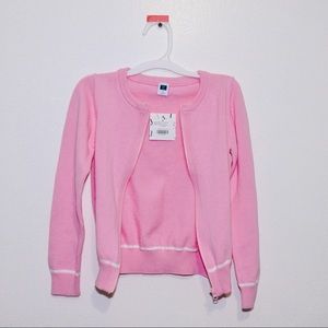 Janie and Jack Girls Zip Sweater Size 6